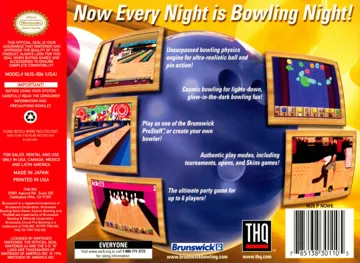 Brunswick Circuit Pro Bowling (USA) box cover back